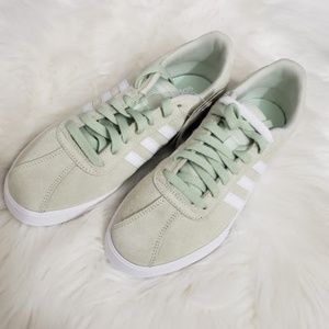 New with tags! Adidas Courtset Suede shoes